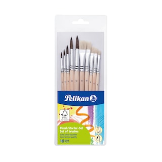 Pelikan | Set pensule, 10 bucati