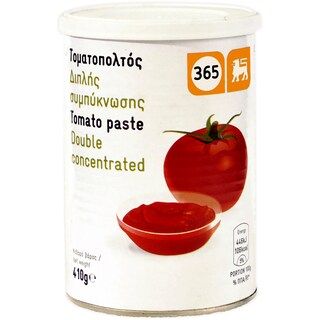 365 | Pasta de tomate dublu concentrata 410g