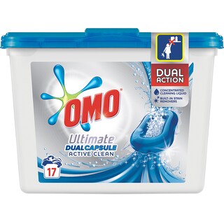 Omo | Detergent de rufe Ultimate Active 17 capsule
