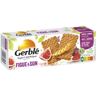 Gerble | Biscuiti cu tarate si smochine 210g