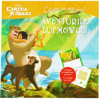 Disney | Cartea Junglei - Citesc si ma joc Aventurile lui Mowgli