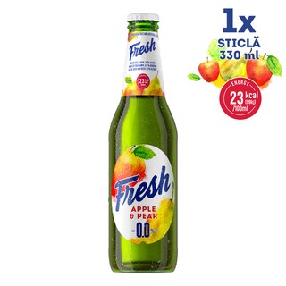 Fresh | Bere fara alcool cu suc de mar si para 330ml