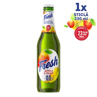 Fresh | Bere fara alcool cu suc de mar si para 330ml