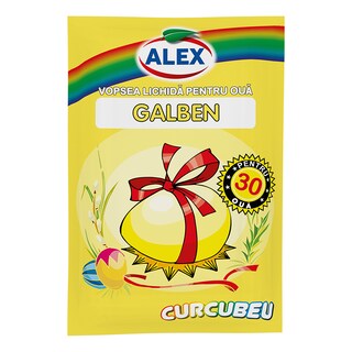 Alex | Vopsea lichida 30 oua galbena 10ml