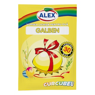 Alex | Vopsea lichida 30 oua galbena 10ml