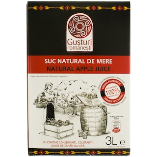 Gusturi romanesti | Suc natural de mere 3L