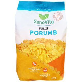 Sano Vita | Fulgi de porumb fara zahar 225g