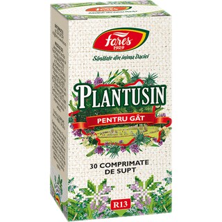 Fares | Plantusin pentru gat 30 comprimate de supt