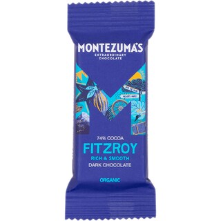 Montezuma's | Ciocolata neagra bio Fitzroy, 74% cacao 25g