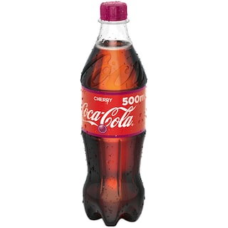 Coca-Cola | Bautura carbogazoasa cu aroma de cirese 500ml