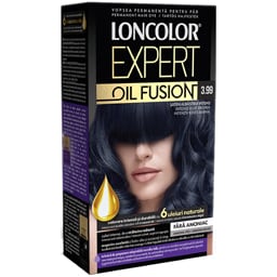 Loncolor | Vopsea Oil Fusion 3.99 Saten albastrui intens
