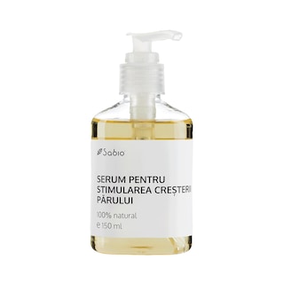 Sabio | Serum pentru stimularea cresterii parului bio 150ml