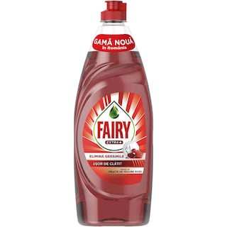 Fairy | Detergent de vase Extra+ Fructe de padure rosii 650ml