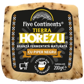 Tierra de Horezu | Branza fermentata maturata cu piper negru 200g