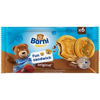 Barni | Prajitura cu crema de cacao Fun Sandwich 180g