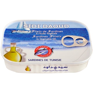 Sidi Daoud | File de sardine in ulei vegetal 100g