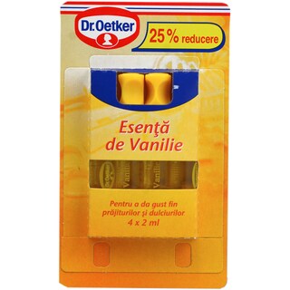 Dr. Oetker | Esenta de vanilie  4x2ml