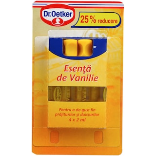 Dr. Oetker | Esenta de vanilie  4x2ml