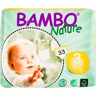 Bambo Nature | Scutece eco Midi 30 bucati