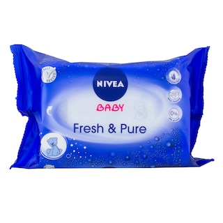 Nivea Baby | Servetele umede copii Fresh&Pure 63 bucati