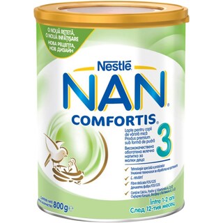 NAN Comfortis | Lapte praf Comfortis 3, intre 1-2 ani 800g