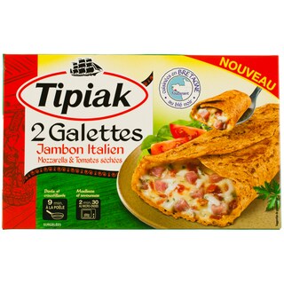 Tipiak | Galete cu rosii, jambon si mozzarella 2 bucati 2x125g