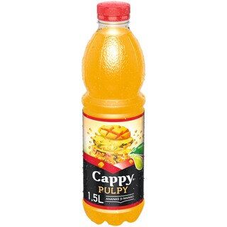 Cappy Pulpy | Bautura racoritoare necarbogazoasa cu suc de ananas si piure de mango 1.5L