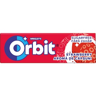 Orbit | Guma de mestecat cu aroma de capsuni 14g