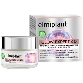 Elmiplant | Crema de zi SPF 15 impotriva petelor pigmentare & antirid 50ml
