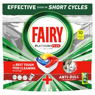 Fairy | Platinum | Detergent masina spalat vase, 10 capsule