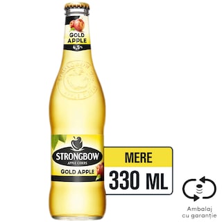 Strongbow | Cidru din mere Gold Apple 330ml