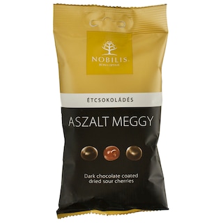 Nobilis | Visine invelite in ciocolata neagra 100g