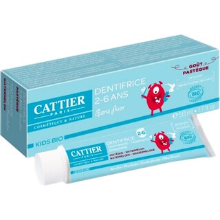 Cattier | Pasta de dinti bio pentru copii, cu aroma pepene 50ml