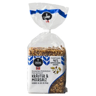 Sigdal Bakeri | Paine crocanta cu ierburi si sare de mare 190g
