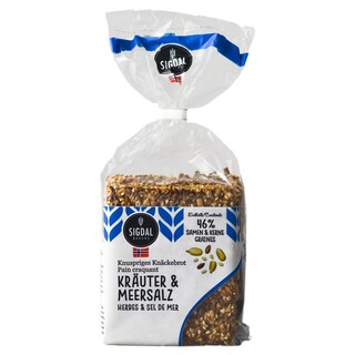 Sigdal Bakeri | Paine crocanta cu ierburi si sare de mare 190g