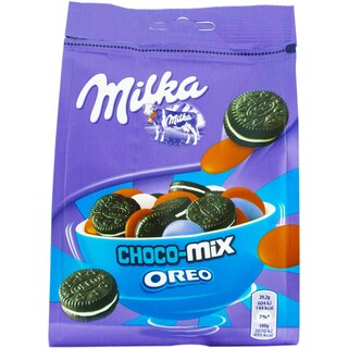 Milka | Choco mix mini biscuiti oreo si bucati de ciocolata 146g