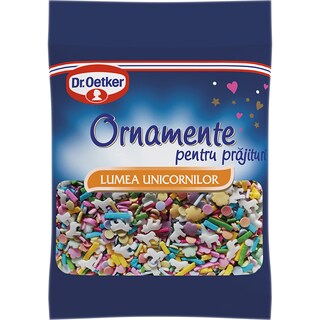 Dr. Oetker | Ornamente pentru prajituri Lumea Unicornilor 30g