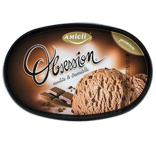 Amicii | Obssesion | Inghetata de ciocolata cu bucati de ciocolata 550g