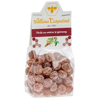 Albina Carpatina | Perle cu miere si ginseng  100g