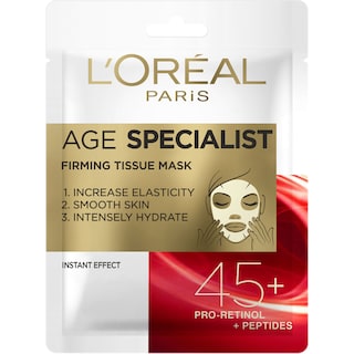 L'Oreal Paris | Age Specialist | Masca servetel antirid pentru fermitate 45+  30g