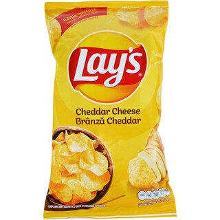 Lay's | Chipsuri din cartofi cu aroma de branza ceddar 140g
