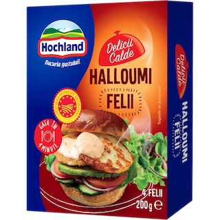 Hochland | Delicii calde | Halloumi felii 200g