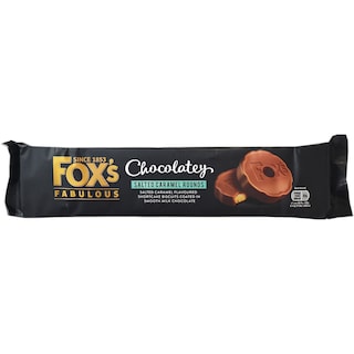 Fox's | Biscuiti cu caramel sarat si ciocolata cu lapte 130g