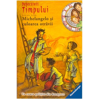 (bucata) | Carte Detectivii timpului :Michelangelo &culoarea mortii