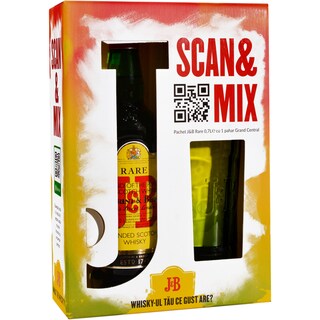 J&B | Whisky Scotch + 1 pahar  700ml