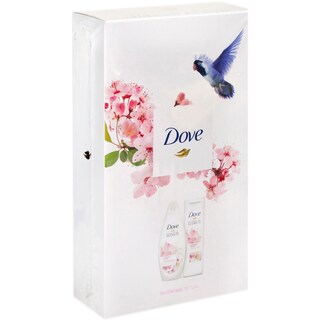 Dove | Set cadou cu Gel de dus + Lotiune de corp Glowing Ritual 250ml