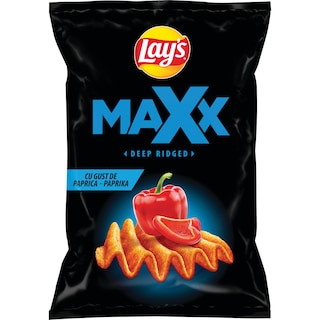 Lay's | Maxx | Chips cu gust de paprica 115g