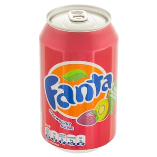 Fanta | Bautura carbogazoasa capsuni si kiwi 330ml