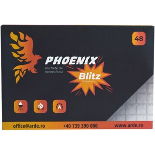 Phoenix | Brichete de aprins focul, 48 bucati