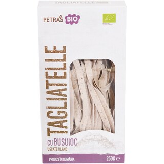 Petras Bio | Tagliatelle cu busuioc, raw, bio 250g